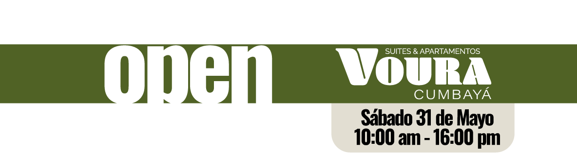 open-house-voura-cumbaya Logo Gran Open House del proyecto inmobiliario Voura Cumbayá